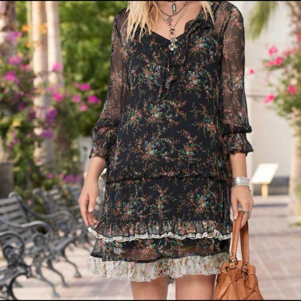Sundance‎ Mist In The Meadows Lined Mini Dress
